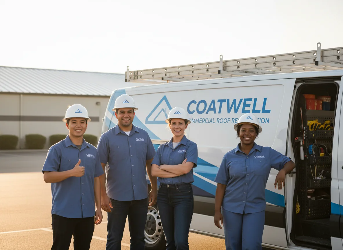 Commercial roof coating company in Groveland, MA